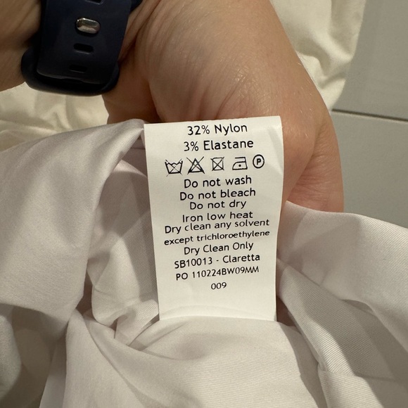 NWT House of CB Claretta white pleated cotton mini dress - Picture 8 of 10